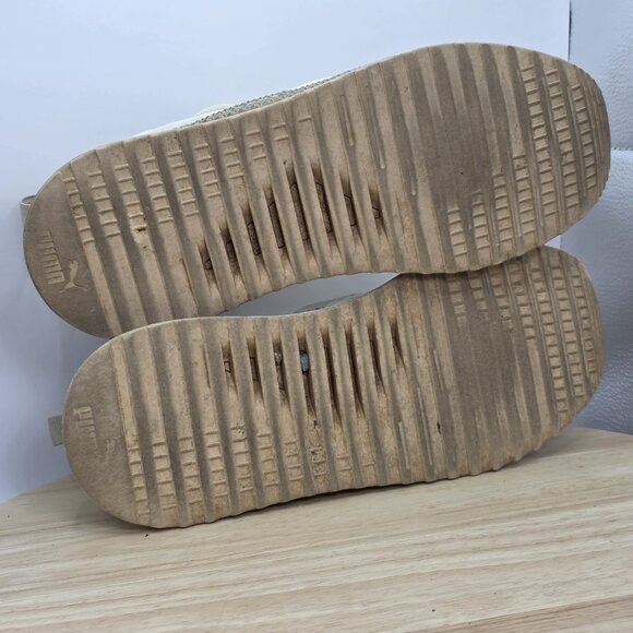 Puma Size 9- Women’s Puma Racer Next Excel Core Cream/Gold - Picture 8 of 9